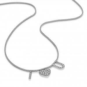 Collana in Argento con zirconi